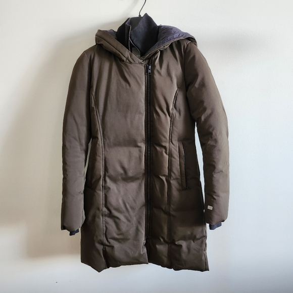 Soia & Kyo Jackets & Blazers - Soia & Kyo XXS Femme down parka puffer coat, army green